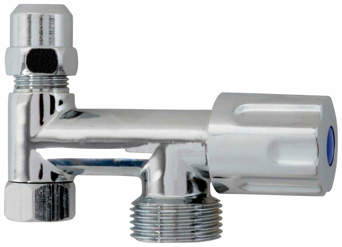 Bild 1 von Kirchhoff 3-Wege-Ventil, GA-Zusatzventil, 3/8"IG x 3/4"AG x 3/8"IG x 10 mmQ