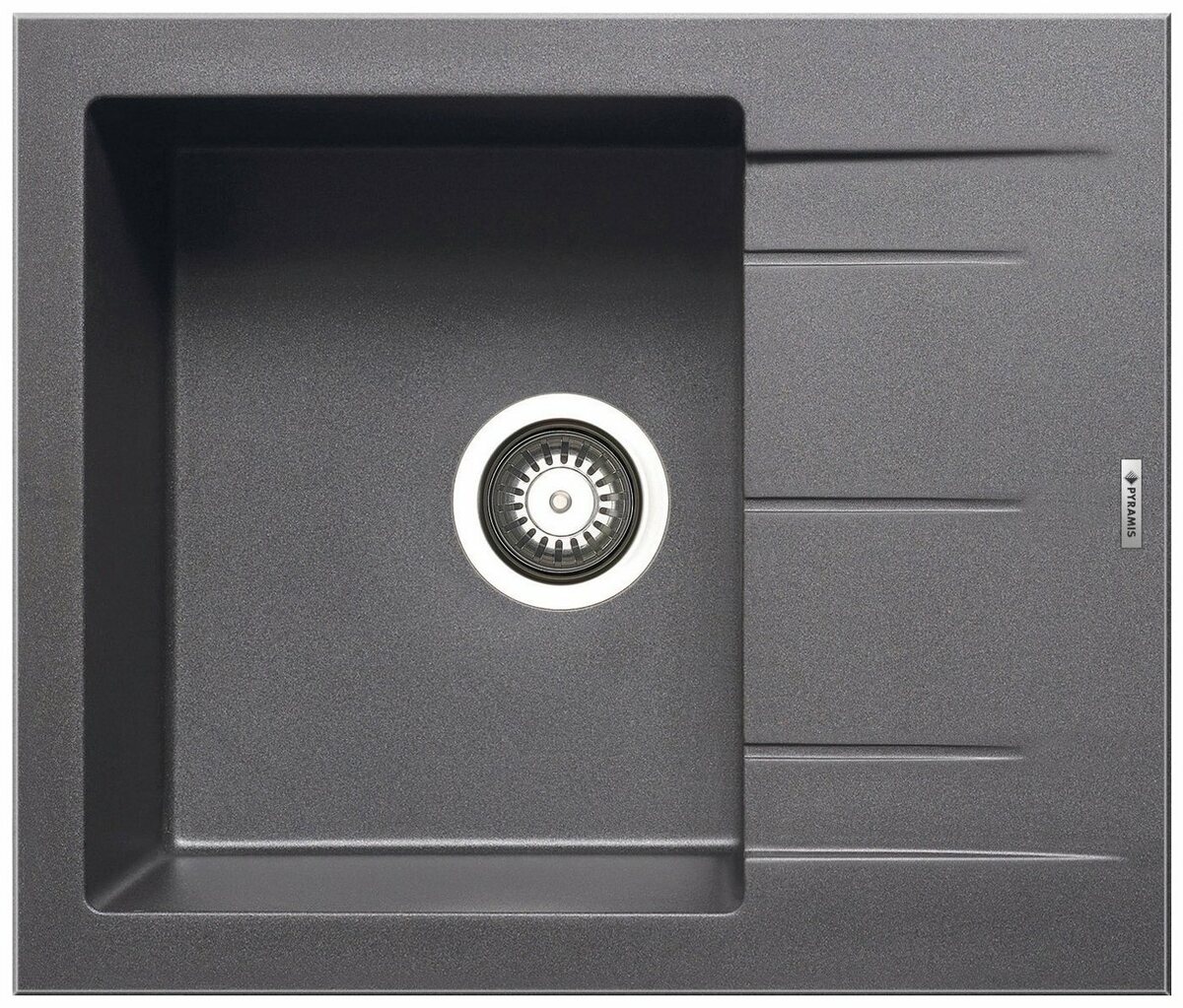 Bild 1 von Pyramis Granitspüle Alazia, rechteckig, 59/50 cm