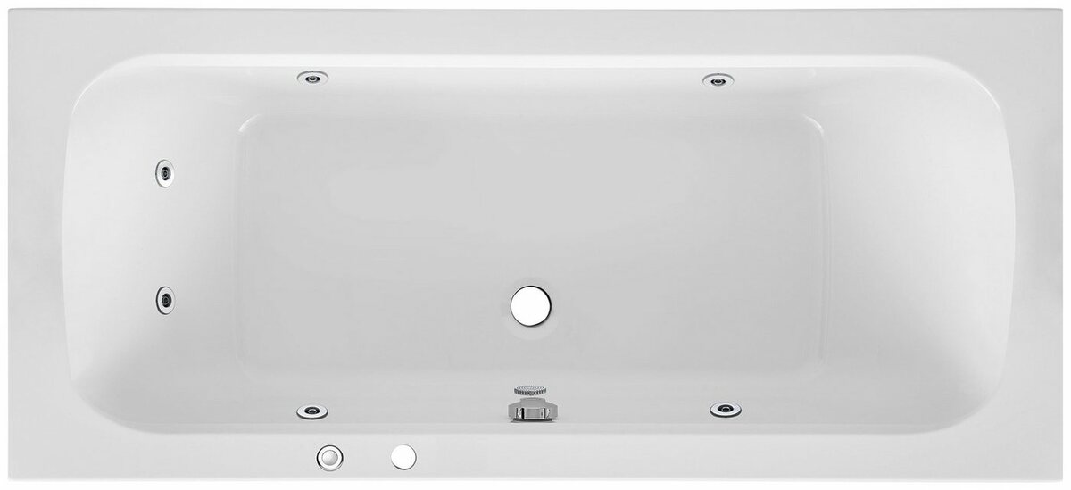 Bild 1 von OTTOFOND Whirlpool-Badewanne Malta 180, (Komplett-Set), Typ 1, 180x80 cm