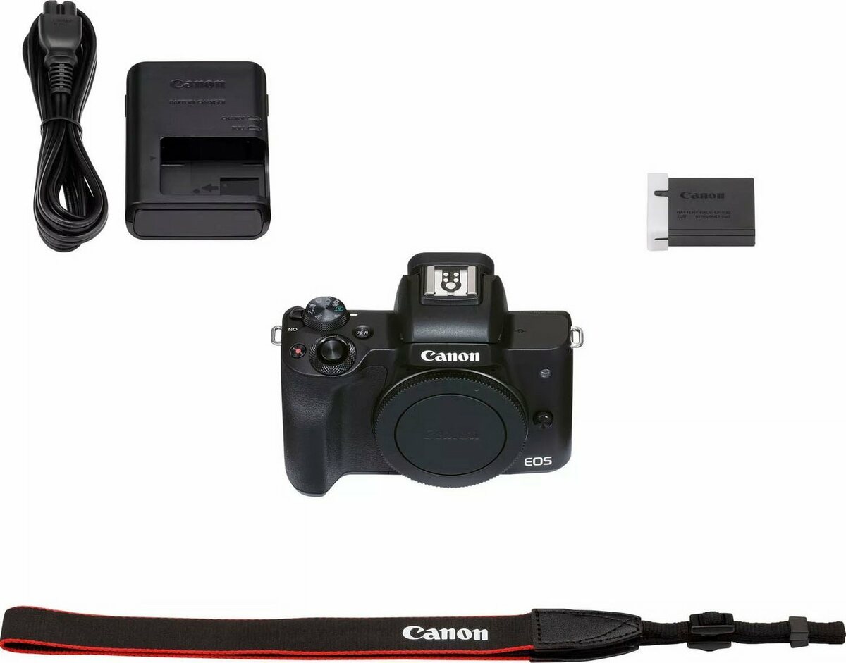Bild 1 von Canon EOS M50 Mark II Systemkamera-Body (24,1 MP, Bluetooth, NFC, WLAN (WiFi)