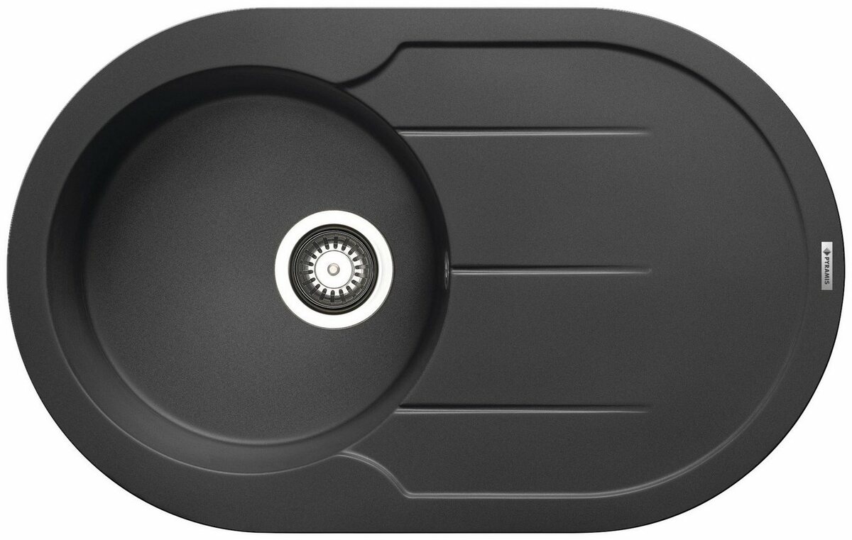 Bild 1 von Pyramis Granitspüle Alazia Round, rund, 78/49 cm