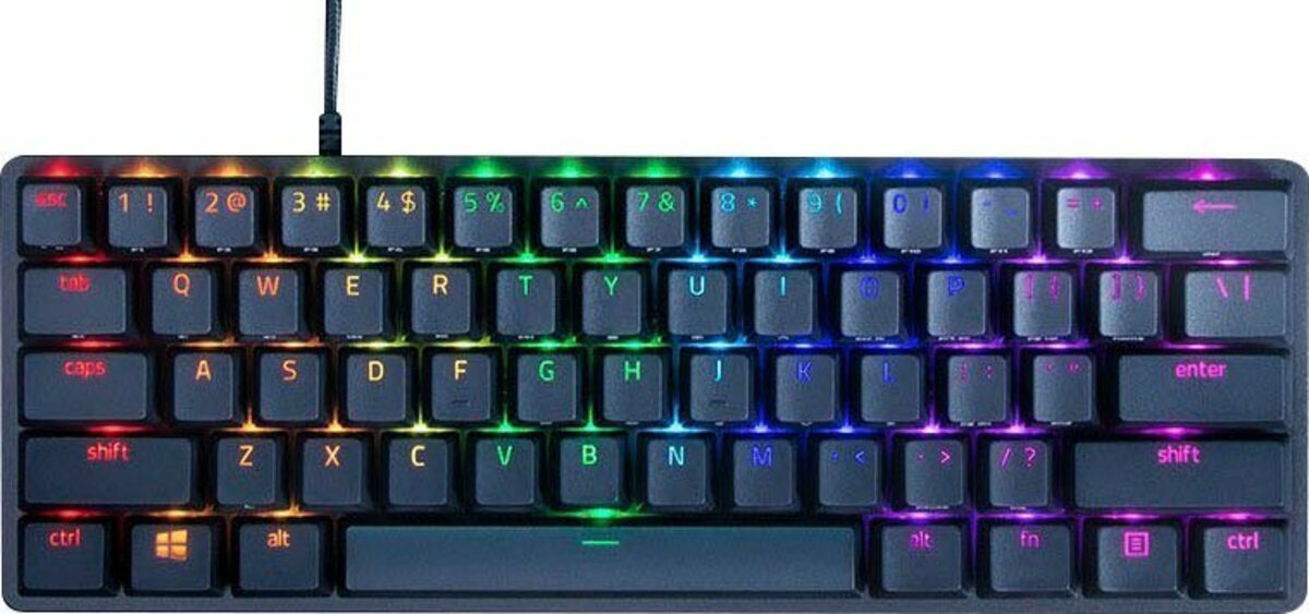 Bild 1 von RAZER Huntsman Mini - Klickend optischer Switch (Rot) - DE - Schwarz Gaming-Tastatur