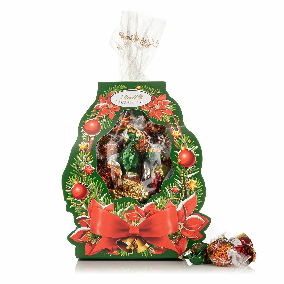 Bild 1 von LINDT Weihnachtsgrüße Mischbeutel 9 Sorten Inhalt 563g, 38 Stück