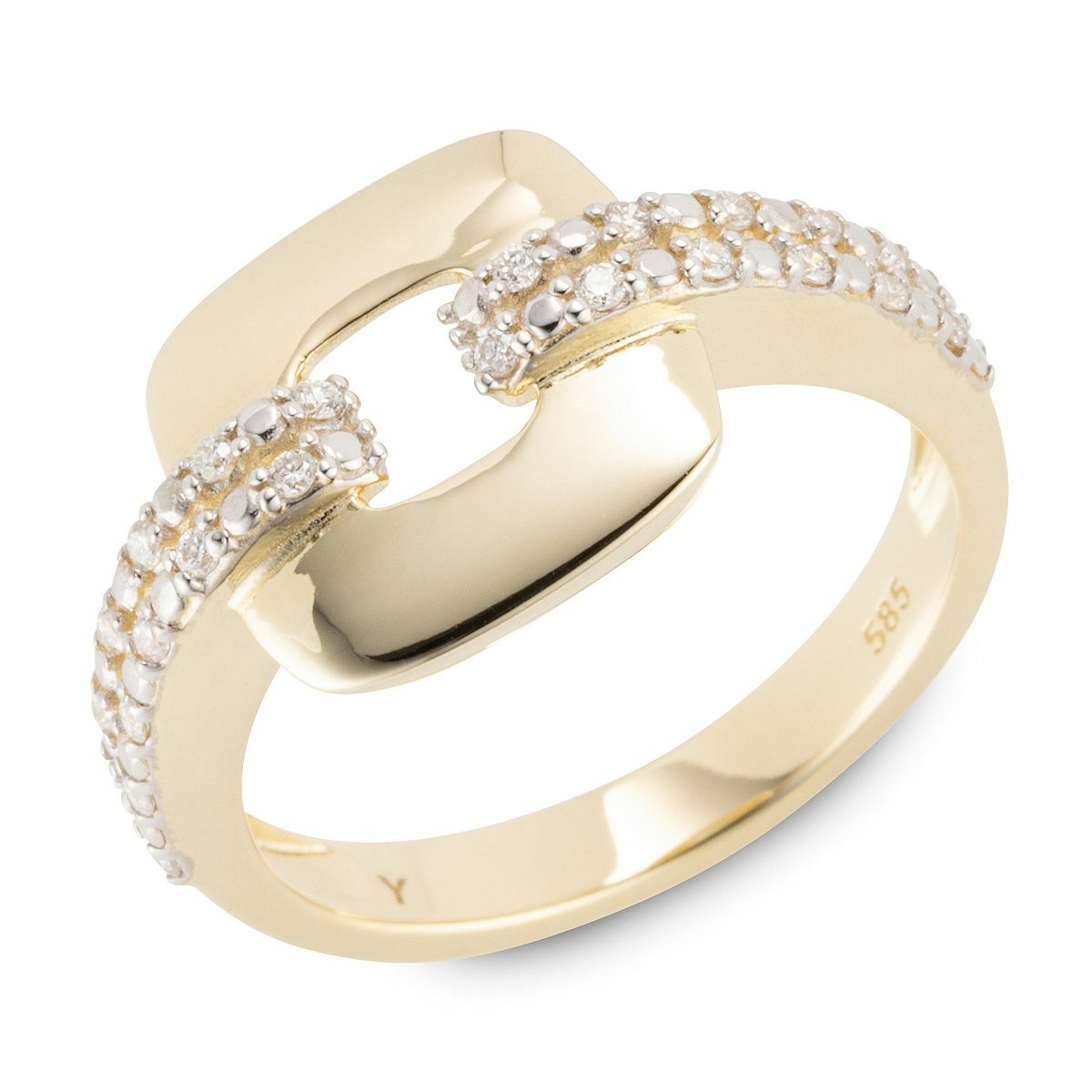 Bild 1 von DIAMOUR Ring 24 Brillanten zus. ca. 0,16ct Gold 585
