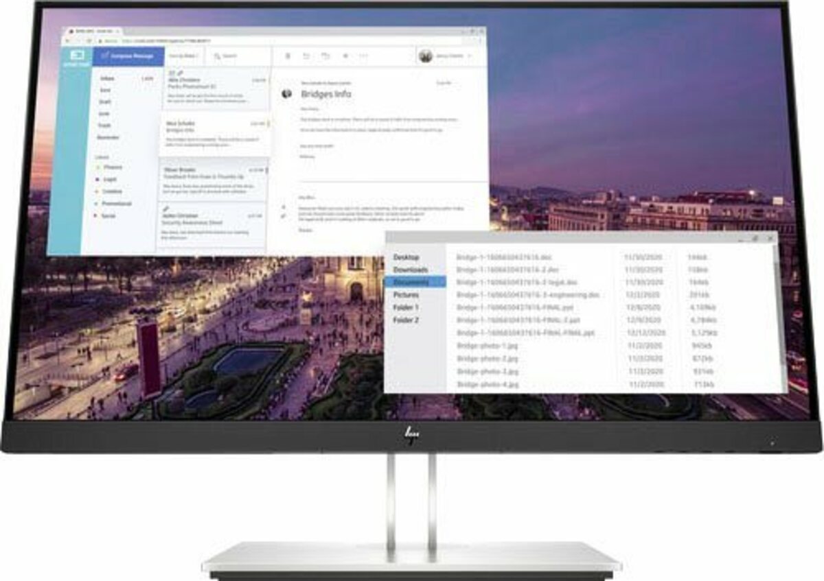 Bild 1 von HP E23 G4 LED-Monitor (58,42 cm/23 ", 1920 x 1080 px, Full HD, 5 ms Reaktionszeit, 60 Hz, IPS)