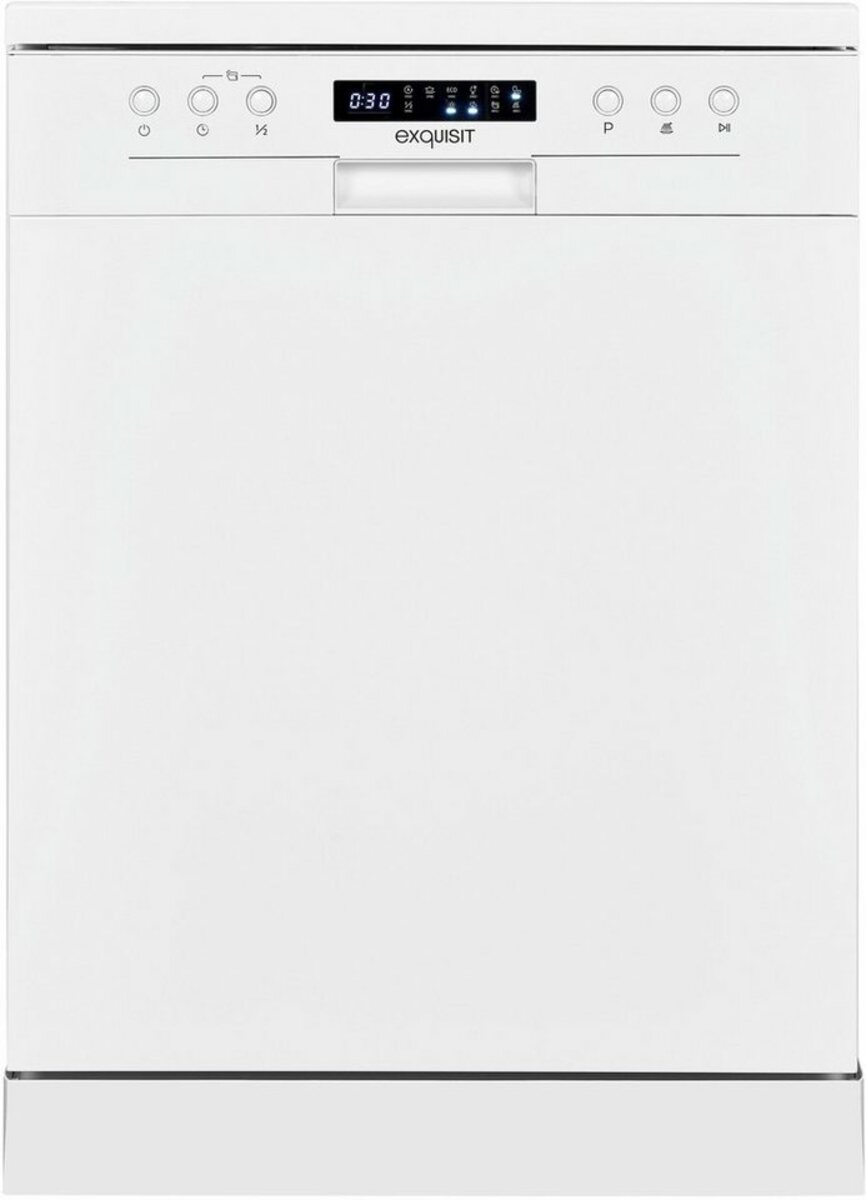 Bild 1 von exquisit Standgeschirrspüler, GSP9414-030D weiss, 14 Maßgedecke