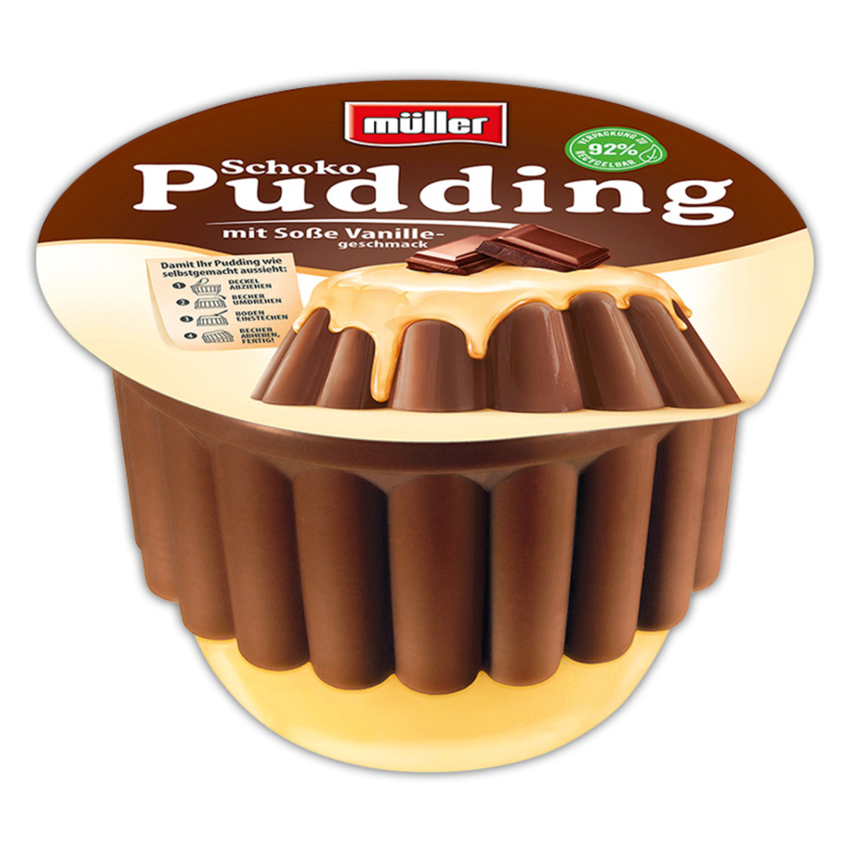 Bild 2 von Müller Pudding mit Soße