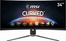 Bild 1 von MSI MPG Artymis 343CQR Curved-Gaming-Monitor (86 cm/34 ", 3440 x 1440 px, UWQHD, 1 ms Reaktionszeit, 165 Hz, VA LED, höhenverstellbar, 3 Jahre Herstellergarantie)