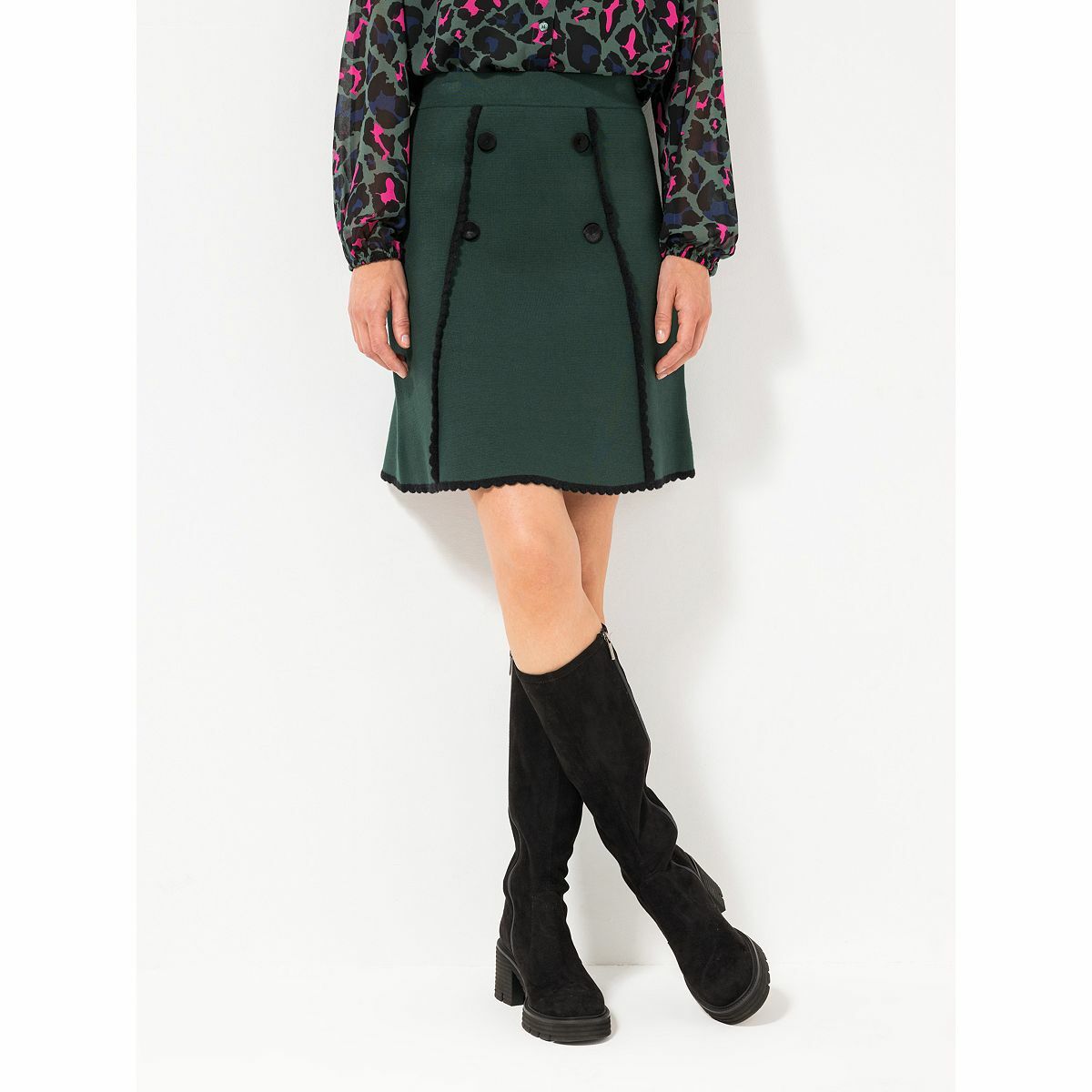 Bild 1 von STEFFEN SCHRAUT Rock, kurze Form Rundumdehnbund A-Form