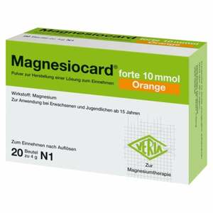 Magnesiocard Forte 10 mmol Orange Plv.z. 20  St