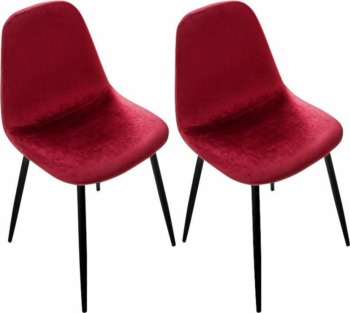 Bild 1 von Paroli Polsterstuhl Skadi (Set, 2 St), (2 oder 4 Stück), mit Veloursbezug und in 2 Gestellfarben