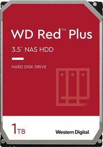Western Digital WD Red™ Plus HDD-NAS-Festplatte (1 TB) 3,5", Bulk