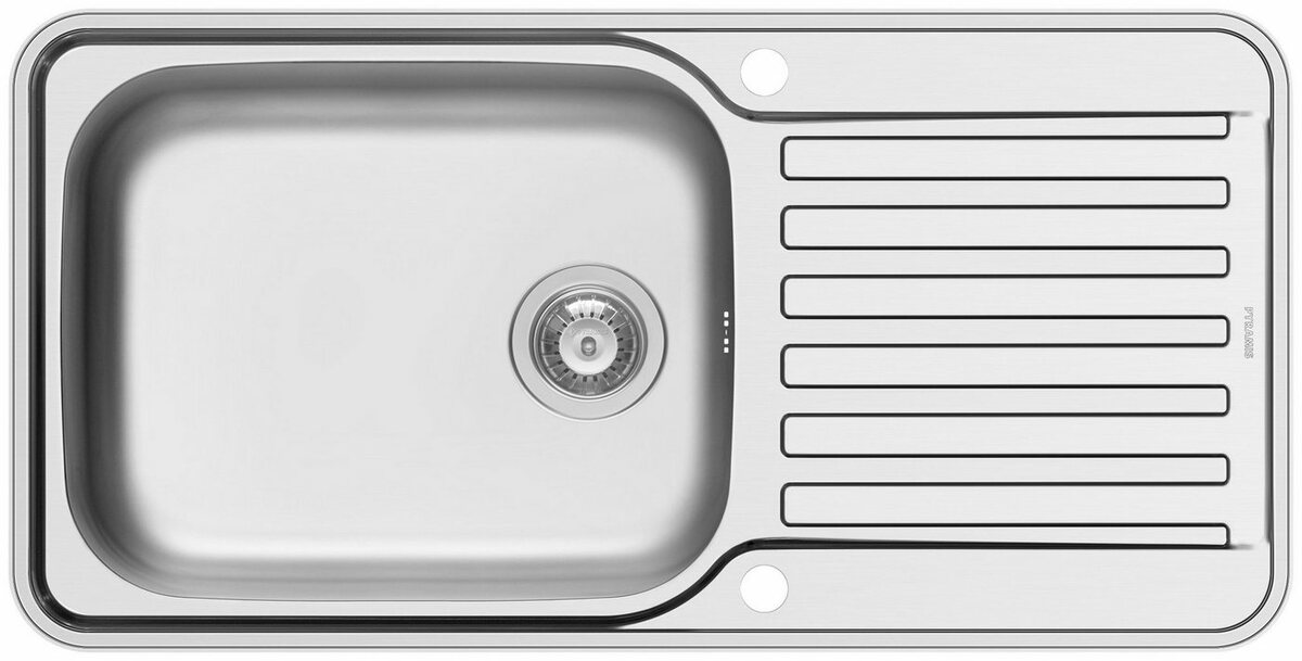 Bild 1 von Pyramis Edelstahlspüle Space Plus, rechteckig, 96/48 cm