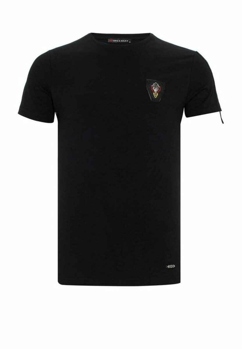 Bild 1 von Cipo & Baxx T-Shirt mit Aufnäher