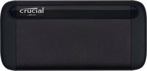 Crucial X8 Portable SSD externe SSD (2 TB) 1050 MB/S Lesegeschwindigkeit