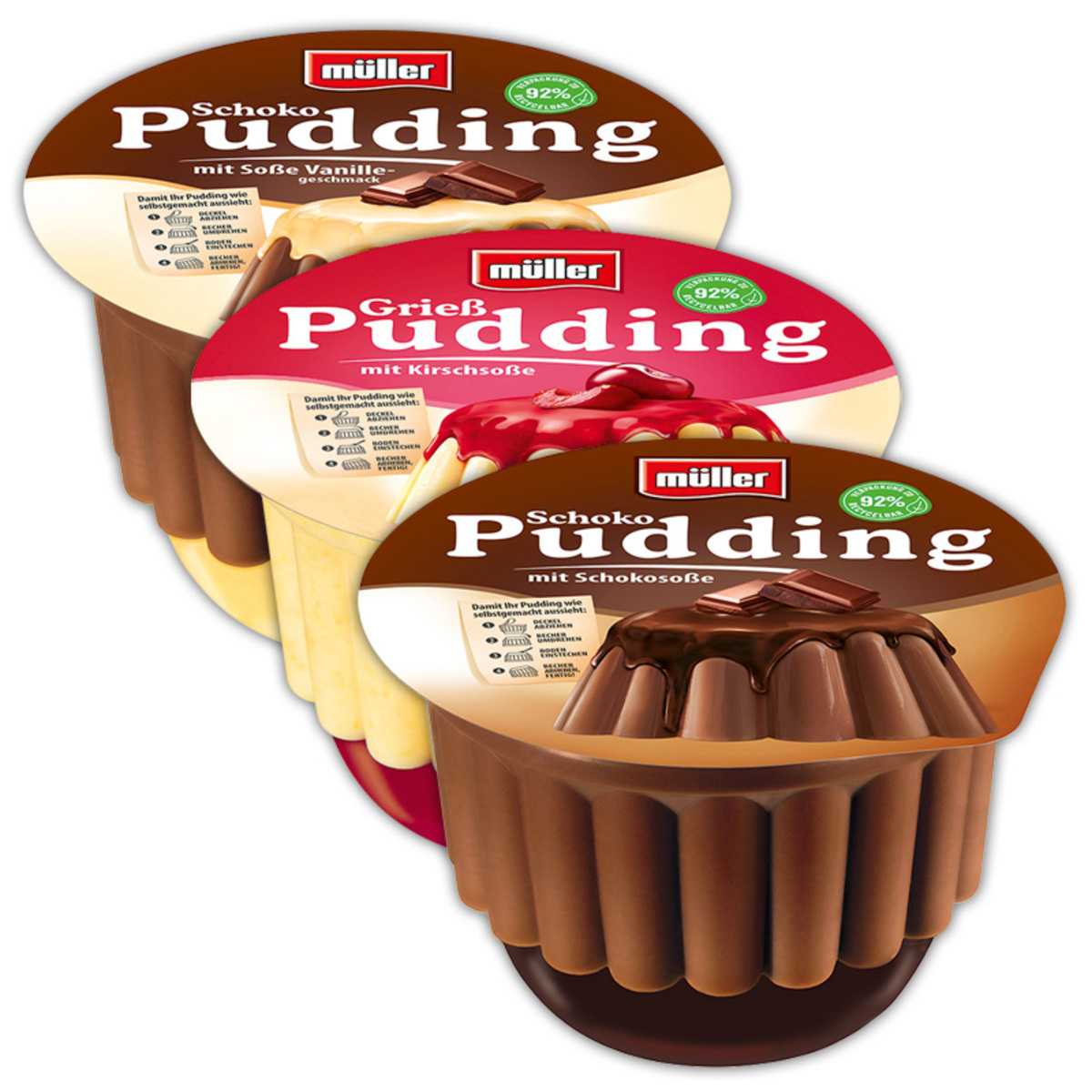 Bild 1 von Müller Pudding mit Soße