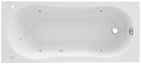 Bild 1 von OTTOFOND Whirlpool-Badewanne Julia, (Komplett-Set, 1-tlg), Typ 1, chrom