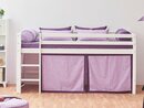 Bild 1 von Hoppekids Hochbett «Beautiful Bloom» (Set) 90x200, umbaubar mit Vorhang-Set Blume