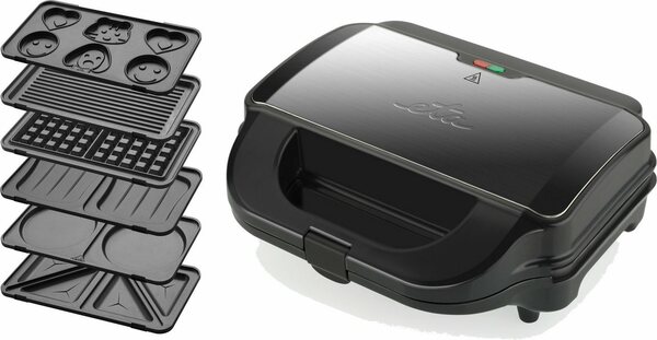 Bild 1 von eta Sandwichmaker 6in 1 SORENTO Plus ETA515190000, 900 W