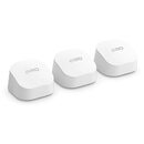 Bild 1 von Dualband-Mesh-Wi-Fi-6-System Amazon eero 6+ mit integriertem Smart Home-Hub von Zigbee und Unterstützung für 160-MHz-Client-Geräte (Dreierpack)