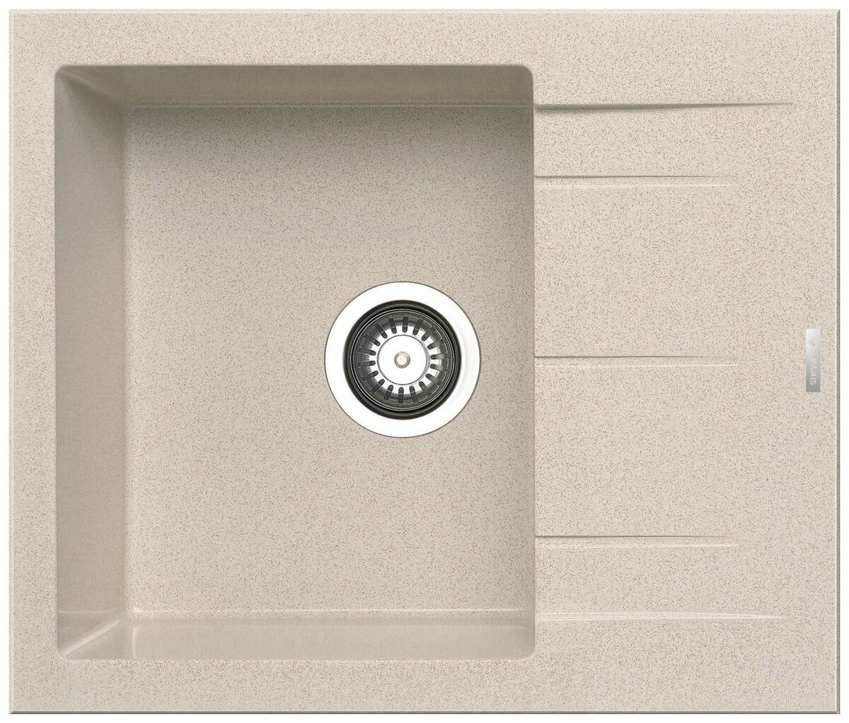 Bild 1 von Pyramis Granitspüle Alazia, rechteckig, 59/50 cm