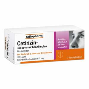 Cetirizin ratiopharm bei Allergien 10 mg 7  St