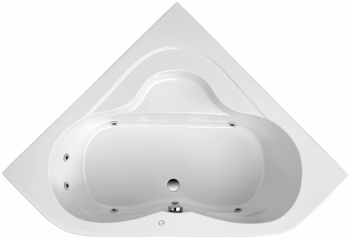 Bild 1 von OTTOFOND Whirlpool-Badewanne Lucia, (Komplett-Set, 1-tlg), Typ 1, chrom