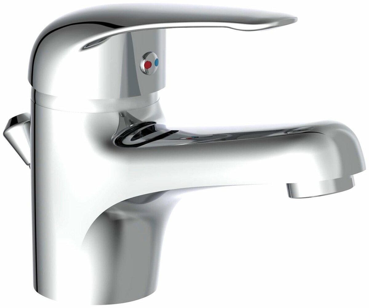 Bild 1 von Schütte Waschtischarmatur Magna mit Zugstange, mit Ablaufgarnitur, Mischbatterie, Chrom