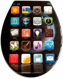 ADOB WC-Sitz App, Absenkautomatik, zur Reinigung abnehmbar