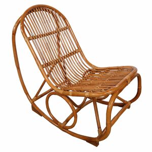 Tom Tailor Schaukelstuhl aus Rattan 53x100x96cm