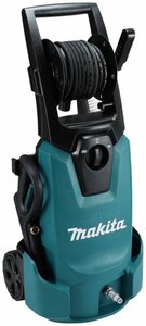 Makita Hochdruckreiniger HW1300, Druck max: 130 bar, 1800 W, Fördermenge max: 420 l/h, integrierte Schlauchtrommel, IPX5 Schutzisolierung