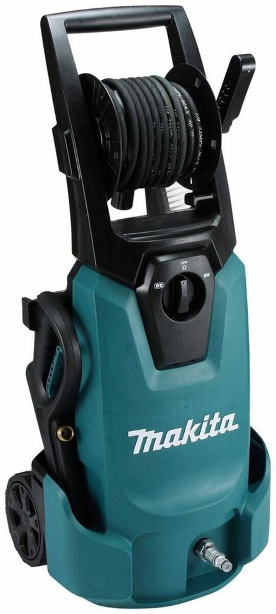 Bild 1 von Makita Hochdruckreiniger HW1300, Druck max: 130 bar, 1800 W, Fördermenge max: 420 l/h, integrierte Schlauchtrommel, IPX5 Schutzisolierung