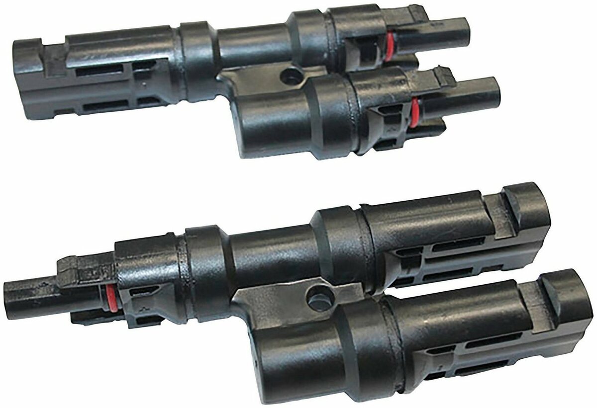 Bild 1 von Phaesun QuickClip4 2in1 short Adapter Standard-USB, Parallelverbinder für Solarmodule