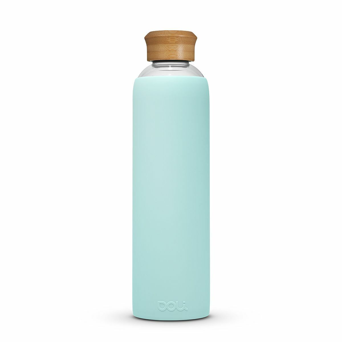 Bild 1 von DOLI Trinkflasche 1L aus Glas Silikonhülle