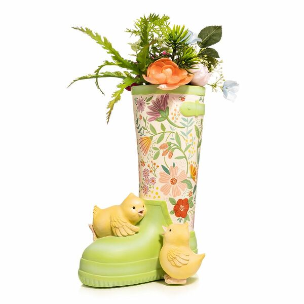 Bild 1 von ABELLA Flora künstl. Blumen im Gummistiefel Polyresin Höhe 42cm