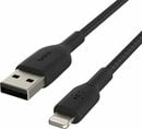 Bild 1 von Belkin Lightning Lade/Sync Kabel ummantelt mfi 2m Smartphone-Kabel, USB Typ A, Lightning (200 cm)