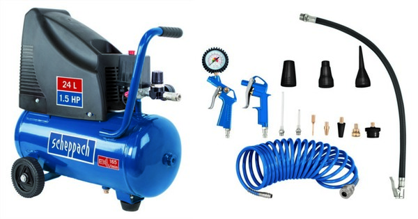 Bild 2 von Scheppach Kompressor HC26o inkl. 14tlg. Zubehörset