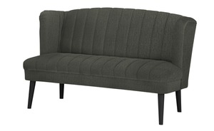 Twist Küchensofa Samt  Rina grau Maße (cm): B: 156 H: 92 T: 76 Bänke