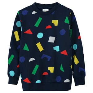 Jungen Sweatshirt mit bunten Motiven