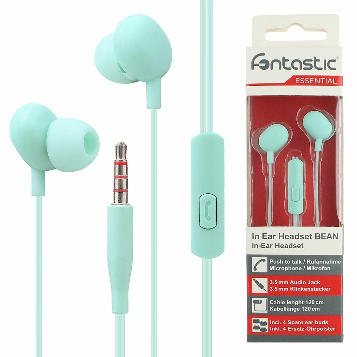 Bild 1 von FontasticIn-Ear Headset "Beans" mintfarben