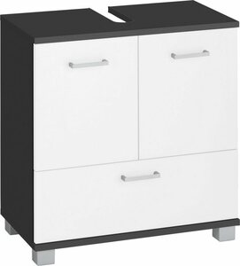 Schildmeyer Waschbeckenunterschrank Mobes Breite 60 cm, Badschrank Badezimmerschrank WBU Unterschrank