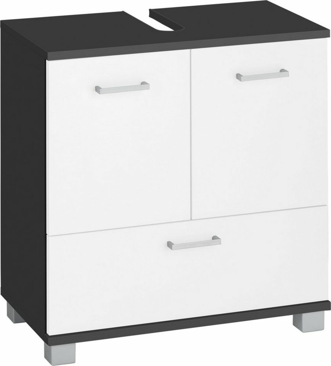 Bild 1 von Schildmeyer Waschbeckenunterschrank Mobes Breite 60 cm, Badschrank Badezimmerschrank WBU Unterschrank