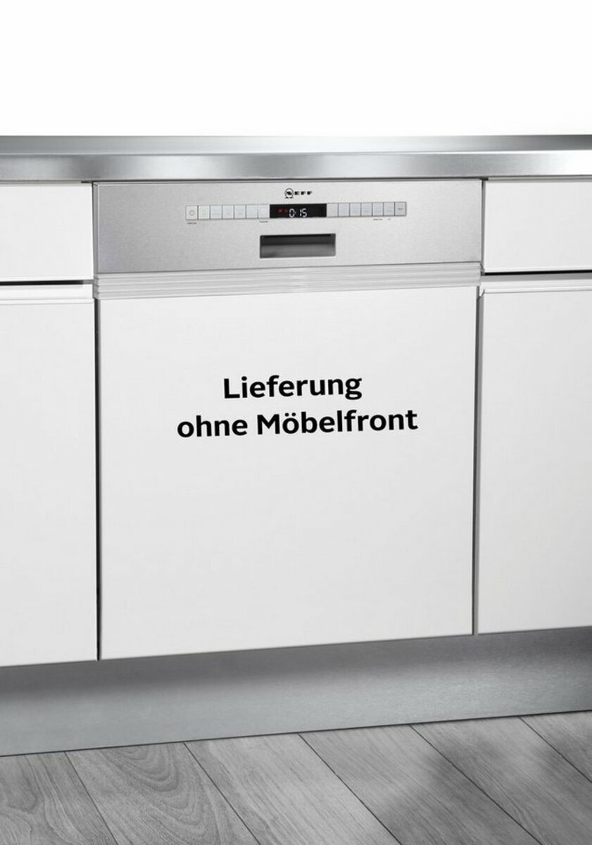 Bild 1 von NEFF teilintegrierbarer Geschirrspüler, S145HAS24E, 13 Maßgedecke