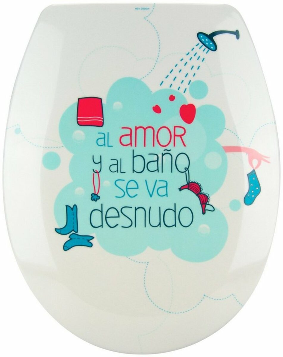 Bild 1 von MSV WC-Sitz BATH&LOVE, Duroplast, mit Softclose