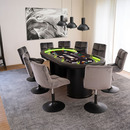 Bild 4 von HOME DELUXE Pokerstuhl drehbar 8er Set ACE - Hellgrau