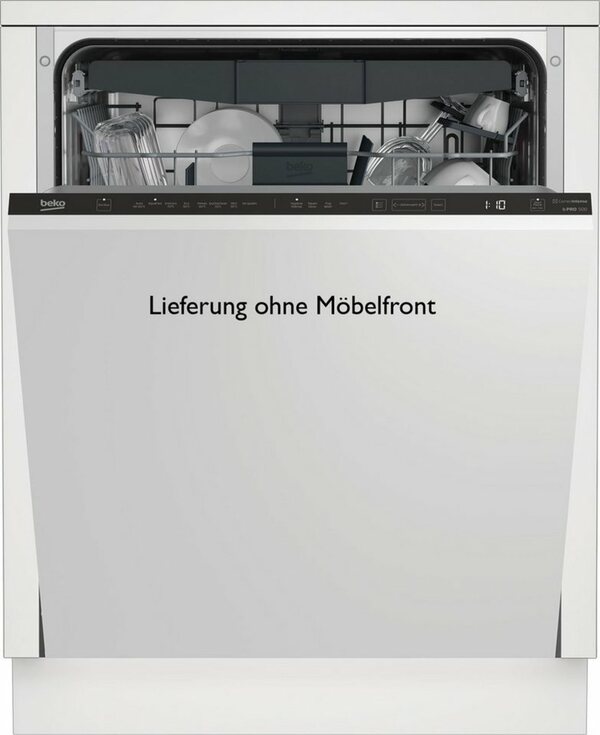 Bild 1 von BEKO vollintegrierbarer Geschirrspüler, BDIN38530C, 9,5 l, 15 Maßgedecke