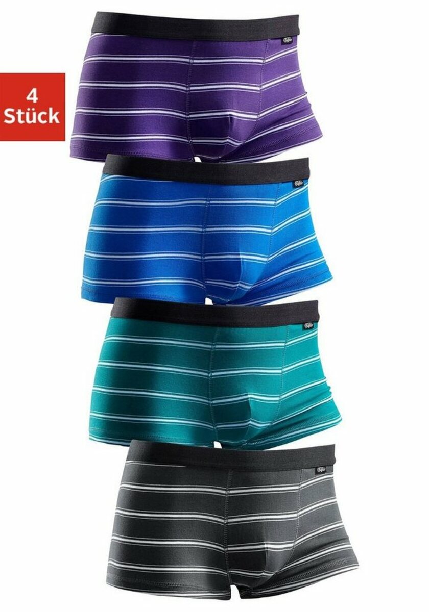 Bild 1 von Buffalo Boxershorts (Packung, 4-St) in Hipster-Form mit elastischer Baumwolle, Â»Cotton made in AfricaÂ«