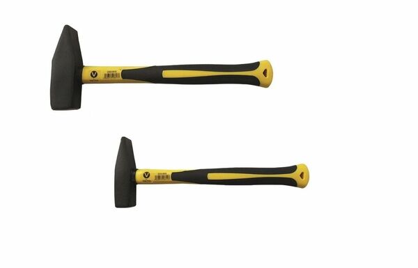 Bild 1 von Vago-Tools Profi 2 tlg Set Schlosserhammer Fiberglas Stiel Schlosser 300g 1000 g