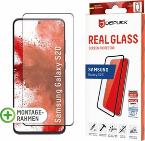 Displex DISPLEX Real Glass Panzerglas für Samsung Galaxy S20/S20 5G (6,2), Displayschutzglas