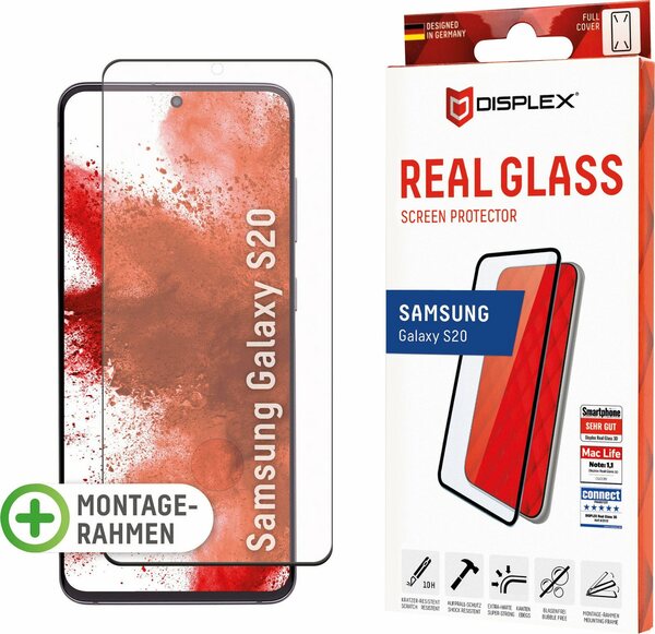 Bild 1 von Displex DISPLEX Real Glass Panzerglas für Samsung Galaxy S20/S20 5G (6,2), Displayschutzglas